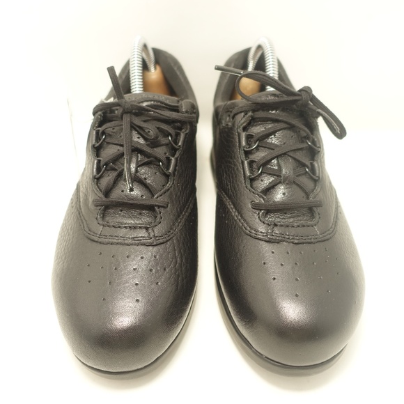 Supreme Shoes | Black Leather Comfort Oxford Shoes Women 75 Wide | Poshmark